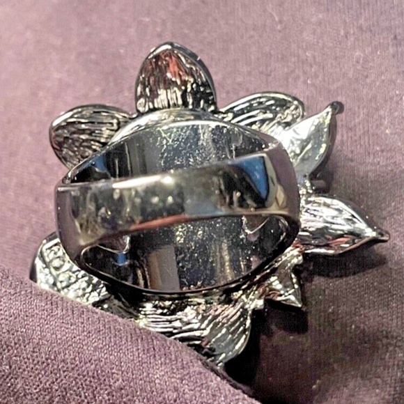 Erickson Beamon Rocks Crystal Arcade Brights Flower Ring size 6 #205211472479 - Picture 5 of 6